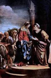 Guercino - Navštívení. Navštívení, 1632