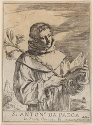Svatý Antonín z Padovy.