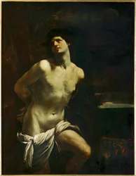 Saint Sebastien martyre dans un paysage - Svatý Šebestián v krajině ...