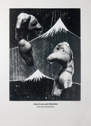 O čtení a psaní (bílá), Tak pravil Zarathustra, 2023 (dřevoryt a sítotisk)