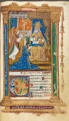 Tištěná kniha hodinek (římský úzus): fol. 45r, Korunování Panny Marie