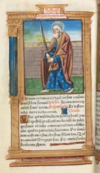 Tištěná kniha hodin (římské užití): fol. 99v, sv. Pavel