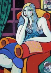 Měsíční svit, 2007 (kvaš s digitální retuší)