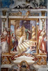 Představení Marie v chrámu (Freska