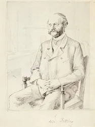 Ředitel C. A. Zitting, portrétní studie