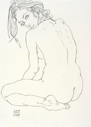 Feminine Nude, Shy