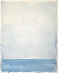 Klidný modrý horizont