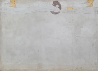 Beethoven Frieze: Touha po štěstí - panel 1, levá dlouhá stěna