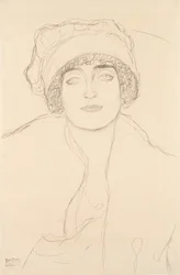 Portrét v klobouku, 1917-118
