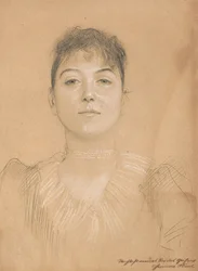 Portrét ženy, cca 1890-1891