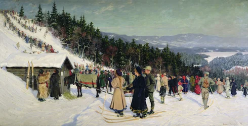 Lyžařské závody ve Fjelkenhillu