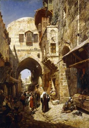 Davidova ulice, Jeruzalém, 1887