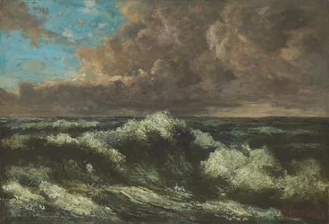 Přímořská krajina; Přímořská krajina, kolem roku 1870