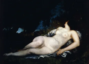 Studie pro spící ženu, c.1852