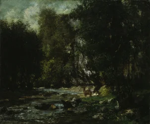 Potok Les Puits-Noir, c. 1855.