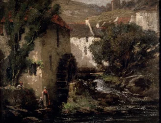 Vodní mlýn, 19. století.