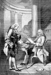 Anne Robert Jacques Turgot obdrží referenční dopis, 1898.