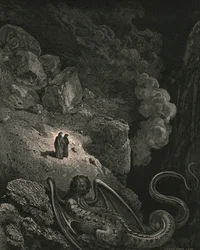 Okamžitě se objevila lahvička s obrazem podvodu, c1890.