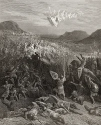 Bitva u Nicaea v roce 1097, ilustrace z 