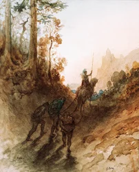 The Giants are Captured, c. 1869-83 (akvarel)