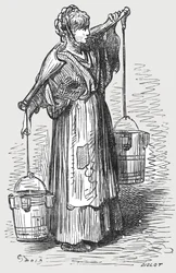 "Mléčná žena", 1872.