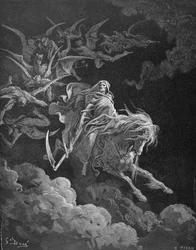 The Vision of Death, vyryl Heliodore Joseph Pisan (1822-90) kolem roku 1868