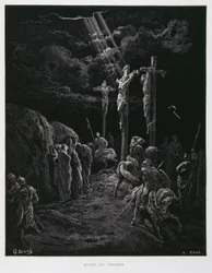 Kristova smrt na kříži, Ilustrace z Doreho bible