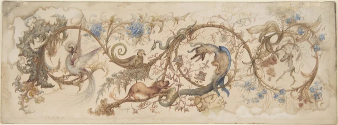 Alegorie neřestí, 1840-98.