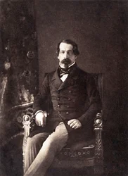 Louis Napoleon Bonaparte (1808-1873) budoucí císař Napoleon III., zde jako 1. prezident francouzské republiky, foto Gustave Le Gray
