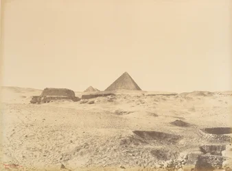 Pyramidy v Gíze, 1865-69.