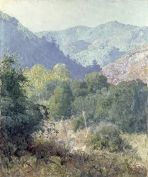 Pohled na pohoří San Gabriel