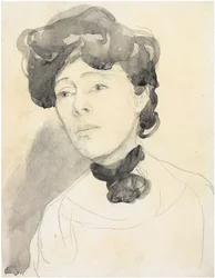 Portrét dámy, c. 1909-1910