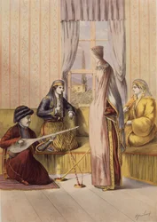 Arménská nevěsta, vyryla Charles Parsons, 1862