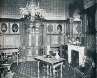 The Queens Private Audience Chamber na Windsor Castle, c1899, 1901