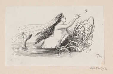 Ilustrace pro "Malá mořská víla" v H.C. Andersen, "Pohádky a příběhy", svazek 1