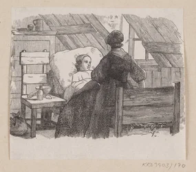 Ilustrace pro "Pět z hrachového lusku" v H.C. Andersen, "Pohádky a příběhy", svazek 2