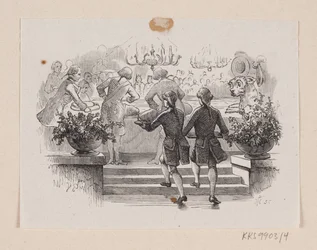Ilustrace pro "Ohňostroj" v H.C. Andersen, "Pohádky a příběhy", svazek 1