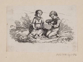 Ilustrace pro "Ib a malá Christine" v H.C. Andersen, "Pohádky a příběhy", svazek 2