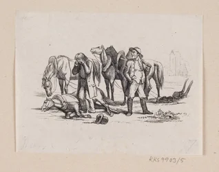 Ilustrace pro "Malý Claus a velký Claus" v H.C. Andersen, "Pohádky a příběhy", svazek 1