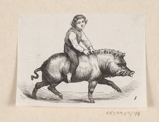 Ilustrace pro "The Metal Pig" v H.C. Andersen, "Pohádky a příběhy", svazek 1