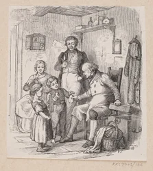 Ilustrace pro "Pod vrbou" v H.C. Andersen, "Pohádky a příběhy", svazek 2