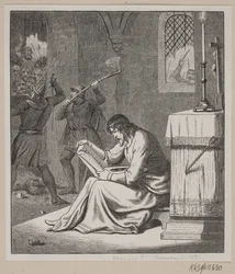 Ilustrace k Fabriciusovým dějinám Dánska.