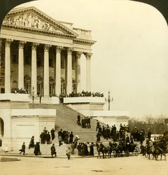 Příjezd do Kapitolu...Inaugurace Roosevelta, Washington, 1905.