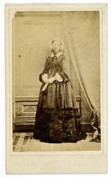 Vizitka Florence Nightingaleové, kolem roku 1858