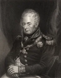 Admirál William Carnegie, vyrytý Henry Cookem, z 