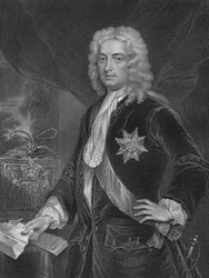 Robert Walpole, hrabě z Orfordu. Z originálu Jarvise, ve sbírce Thomase Walpolea,