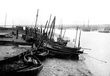 Rye Harbour, East Sussex, Anglie, 1924-1926.
