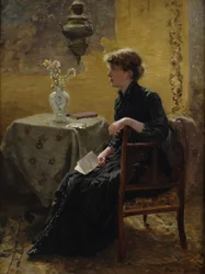 Dáma v černém, 1889