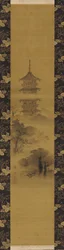 Pagoda, období Edo, polovina 17.–začátek 18. století.