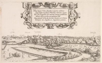 Panoramatický pohled na Norimberk: Levá část